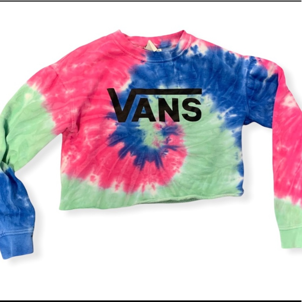 Vans Tie Dye Cropped Sweater